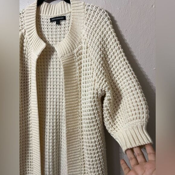 EXPRESS Design Studio Chunky knit cardigan SMALL - Picture 3 of 5